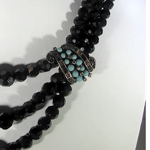 Authentic Heidi Daus “Return from Grace” Black Crystal Necklace - Picture 13 of 13